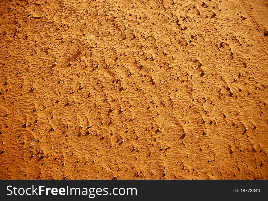 Pattern of sand in the desert. Pattern of sand in the desert