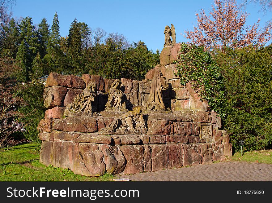 Ancient Romain monument in Baden-Baden, Germany