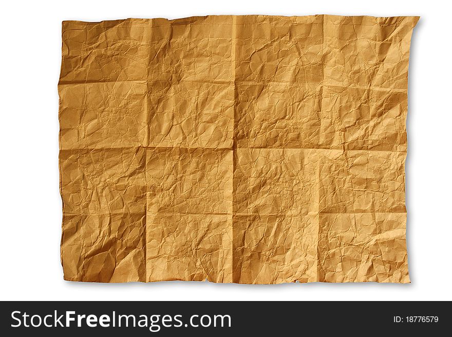 Crinkled paper texture