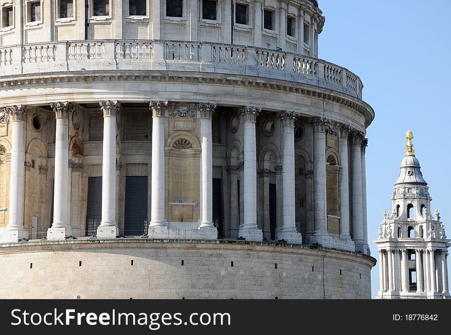 The dome of St Pauls Cathedral