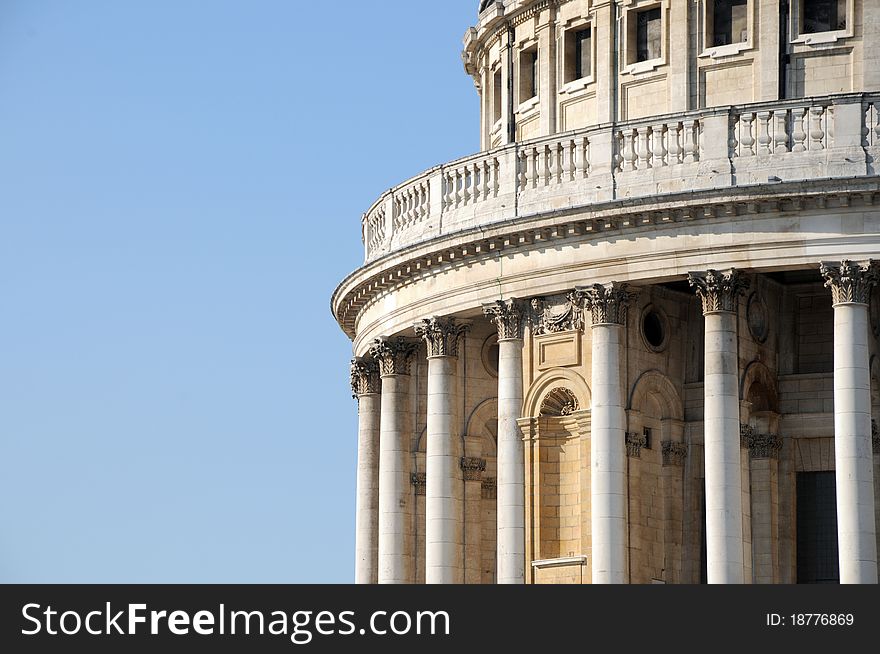 The dome of St Pauls Cathedral