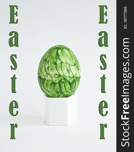 Green Easter Egg