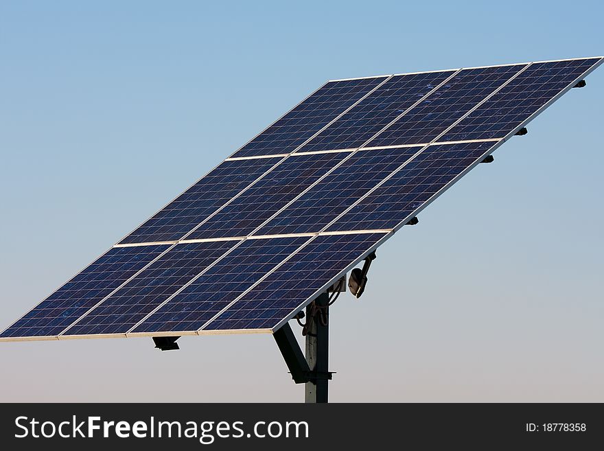 Solar panels to produce alternative energy