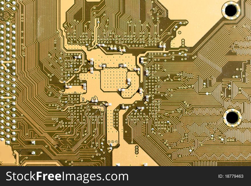 An image of Electronic circuit plate