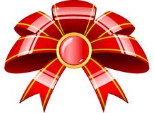 Bow With Stone Royalty Free Stock Images Bow With Stone Royalty Free Stock Images