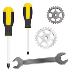 A Set Of Tools Stock Image A Set Of Tools Stock Image
