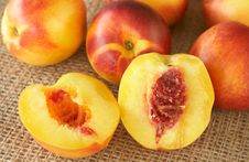 Bunch Of Ripe Nectarine Peaches Stock Photos Bunch Of Ripe Nectarine Peaches Stock Photos