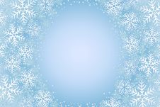 Frosty Snowflakes Stock Photos