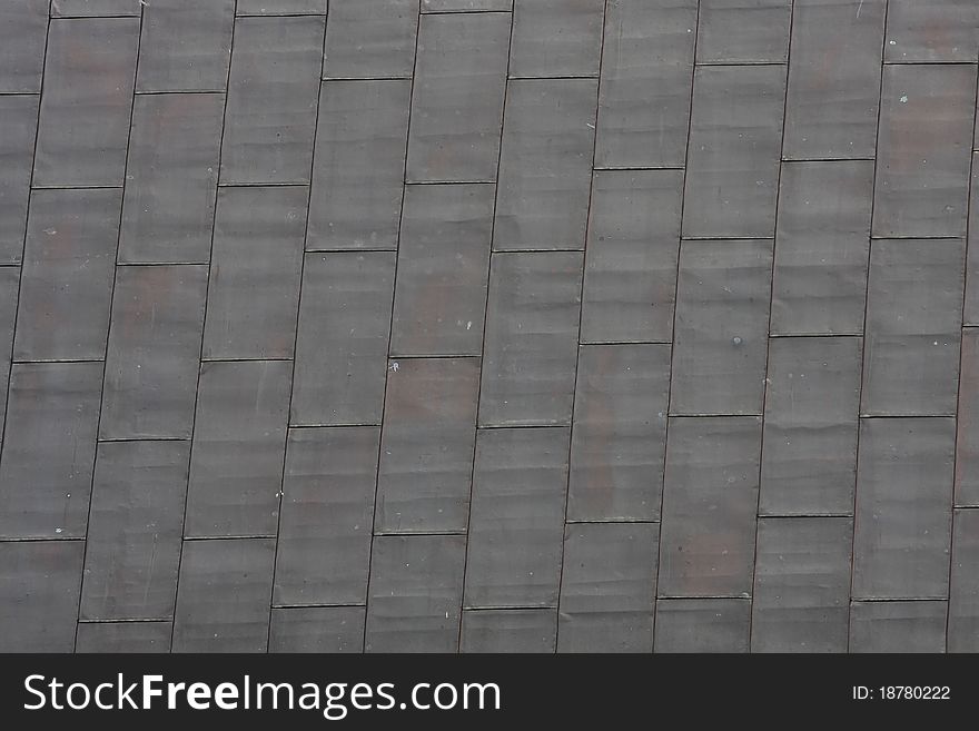 Brown copper roof - architecture - background