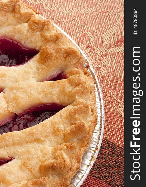 American pie cherry filling - a traditional dessert.