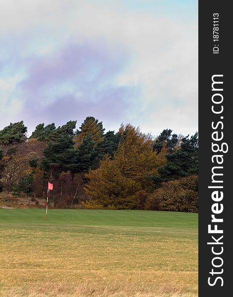 Ogden Golf Course autumn color , Yorkshire uk