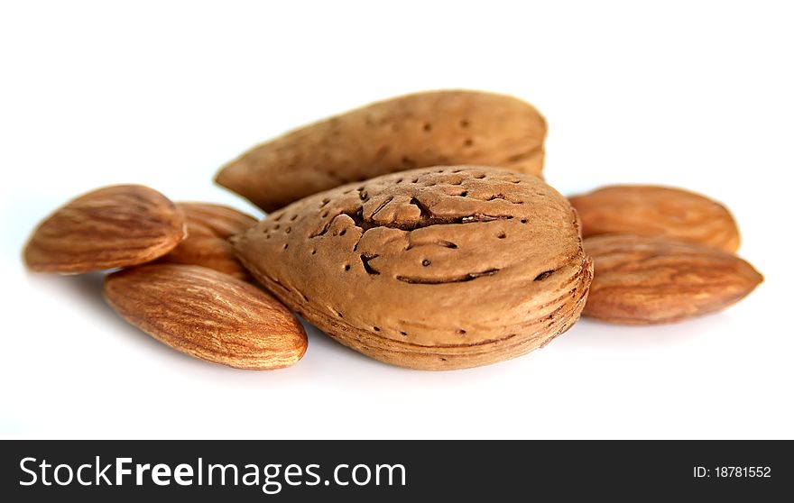 Almonds Closeup