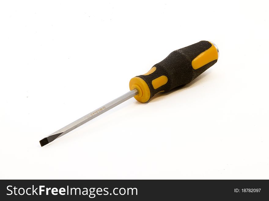 Screwdriver isolated on a white background