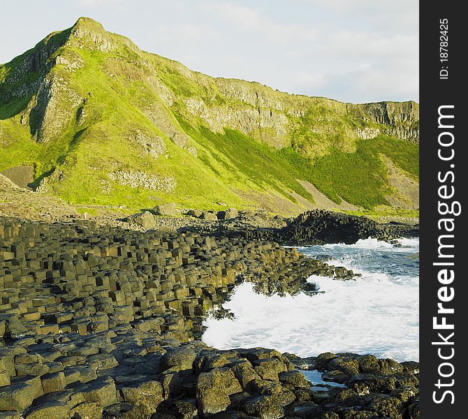 Giant's Causeway in County Antrim, Northern Ireland