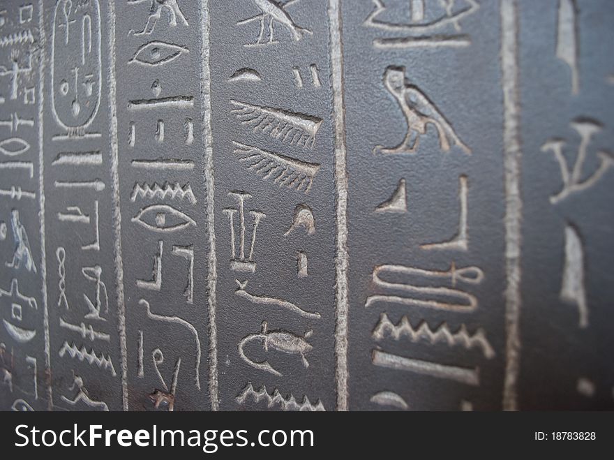 Hieroglyphs In The Stone