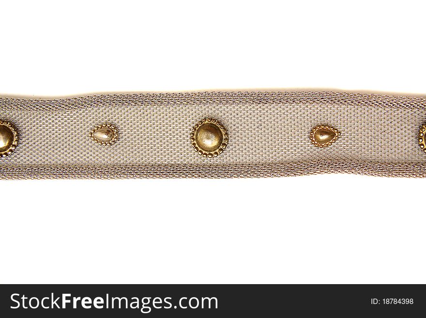 Metal Strap with white background