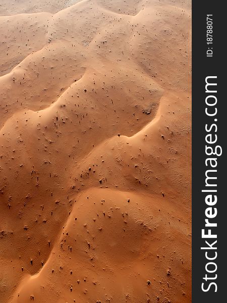 Wadi Rum Desert pattern. Jordan