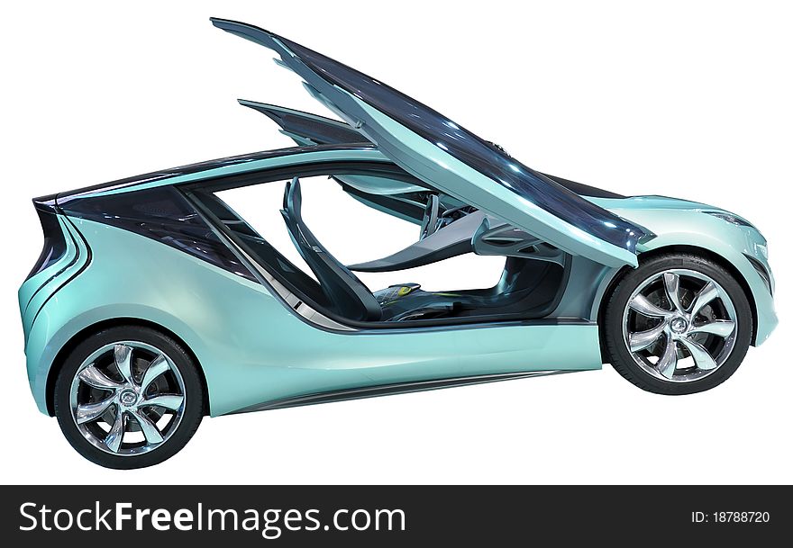 Concept coupe isolated