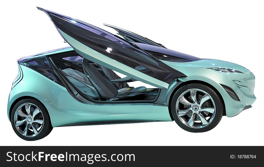 Concept coupe isolated