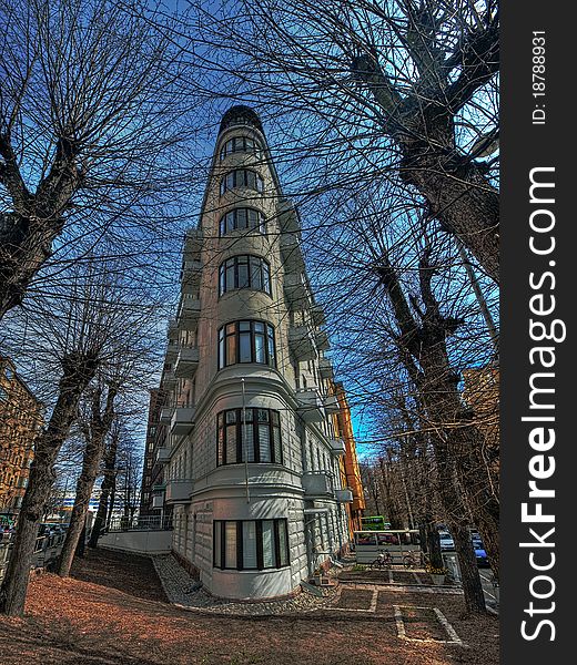 City of helsinki, corner building