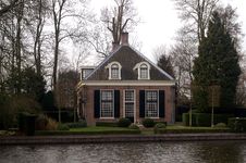Villa At The River Vecht Stock Photography Villa At The River Vecht Stock Photography