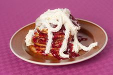 Mess Of Pancakes Stock Photography Mess Of Pancakes Stock Photography