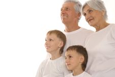 Family Of Four Together Royalty Free Stock Photo Family Of Four Together Royalty Free Stock Photo