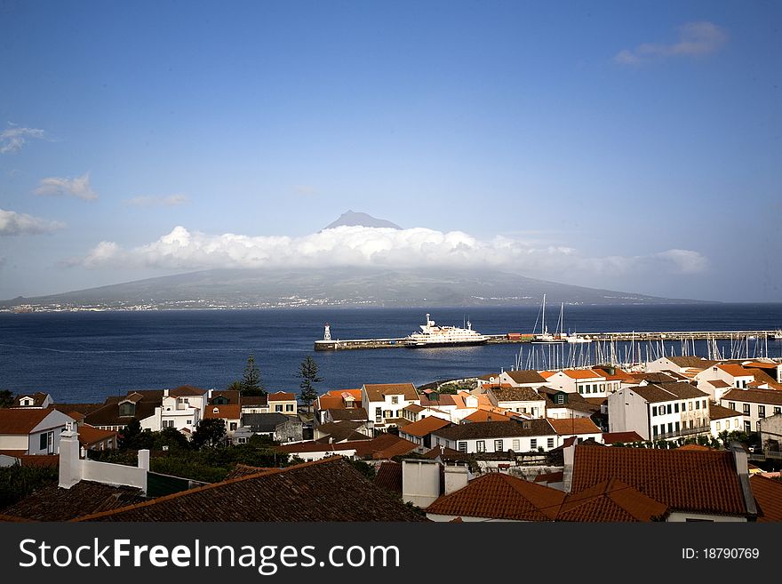 Landscape From Azores In Portugal