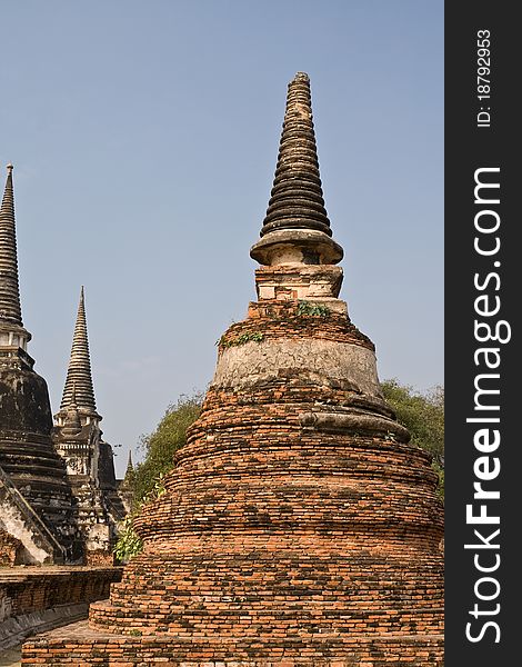 Old Pagoda in the ancient temples. Old Pagoda in the ancient temples