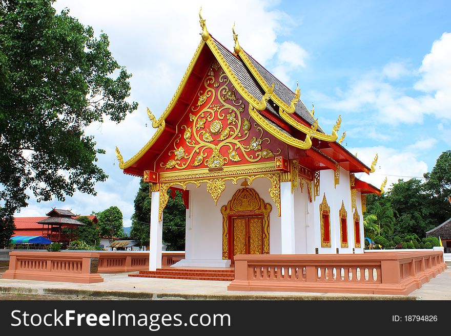 Wat Nong Daeng A.Pua,Nan,Thailand. Wat Nong Daeng A.Pua,Nan,Thailand.