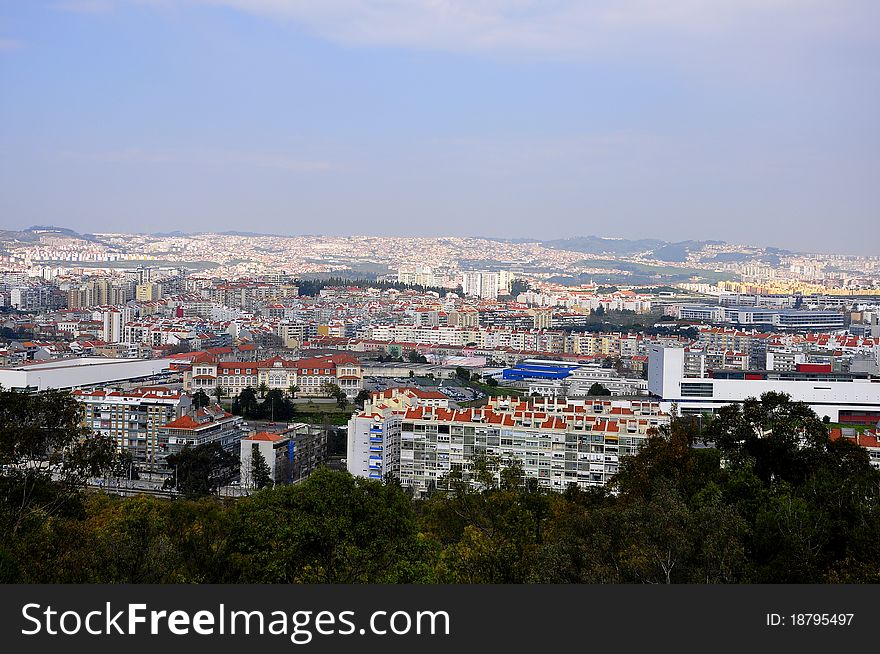 Portugal Lisbon town house nature of the history of the mountain landscape