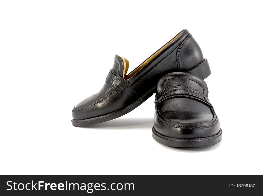 Man footwear isolated on a white background. Man footwear isolated on a white background