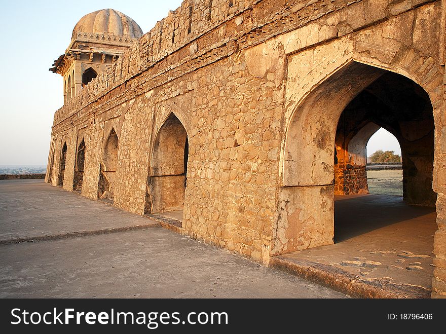 Mandu, or Mandavgarh, is a ruined city in the Dhar district in the Malwa region of western Madhya Pradesh state, central India.Mandu's was earlier known by the name of Shadiabad meaning the city of happiness. Mandu, or Mandavgarh, is a ruined city in the Dhar district in the Malwa region of western Madhya Pradesh state, central India.Mandu's was earlier known by the name of Shadiabad meaning the city of happiness.