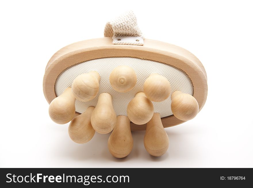 Massage brush for the relaxation