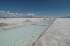 Salt Lake Near Salta, Argentina. Stock Photography Salt Lake Near Salta, Argentina. Stock Photography