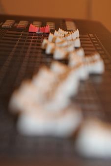 Audio Console Royalty Free Stock Photos Audio Console Royalty Free Stock Photos