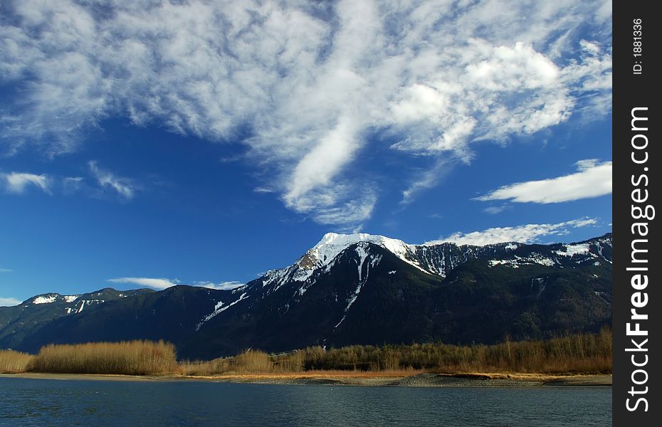 Fraser River Winter Scene