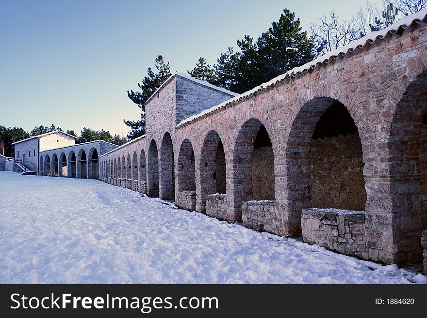 Macereto's Sanctuary (Visso - Italy) /detail. Macereto's Sanctuary (Visso - Italy) /detail