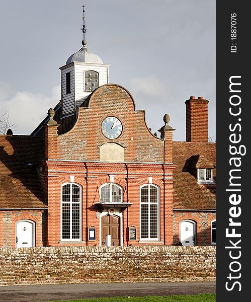 Historic Chapel and Alms Houses in Rural England. Historic Chapel and Alms Houses in Rural England