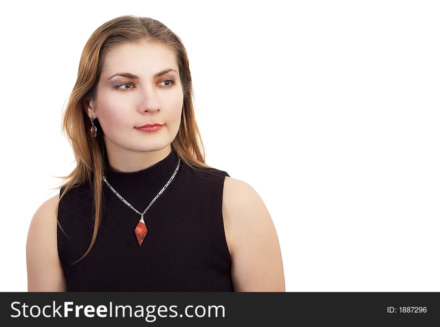 Serene Girl With Jewelery