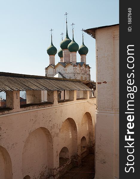 Old churches in Rostov-Velikiy, Russia