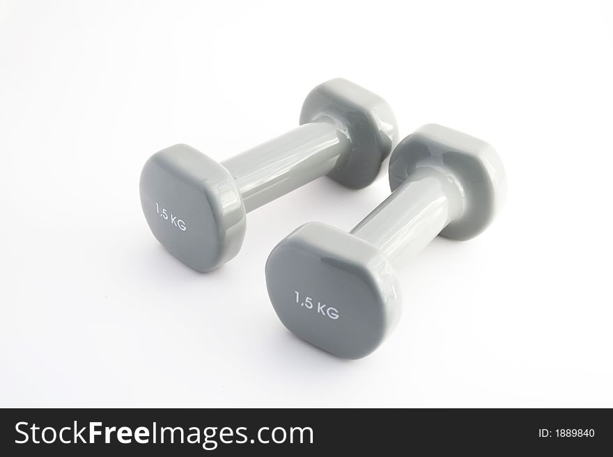 Two small female weights for sport