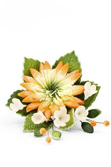 Candle And Flower Decoration Stock Photography Candle And Flower Decoration Stock Photography