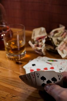 Old Play Cards Royalty Free Stock Images Old Play Cards Royalty Free Stock Images