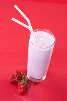 Strawberry Milkshake Stock Image