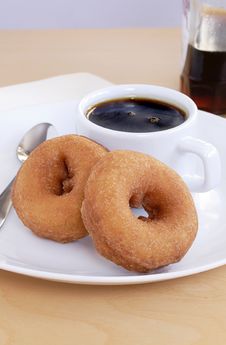 Maple Syrup Donuts Royalty Free Stock Photography Maple Syrup Donuts Royalty Free Stock Photography