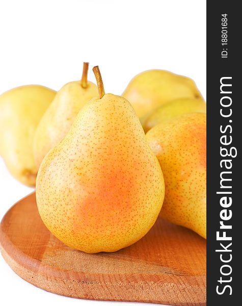 Ripe Yellow Pears