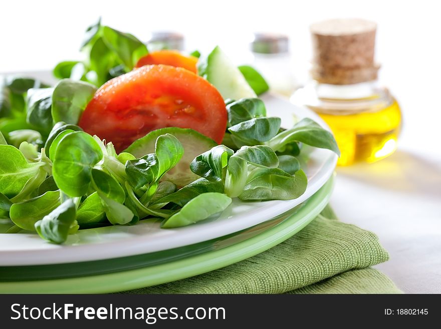 Fresh Salad With Tomato