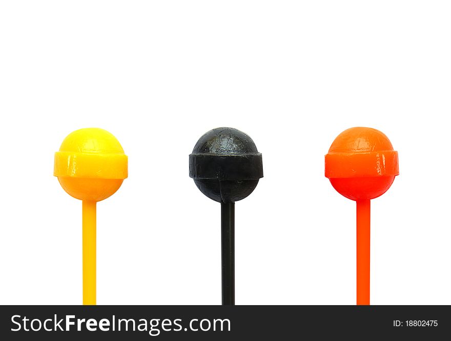 Sweet Lollipops Isolated