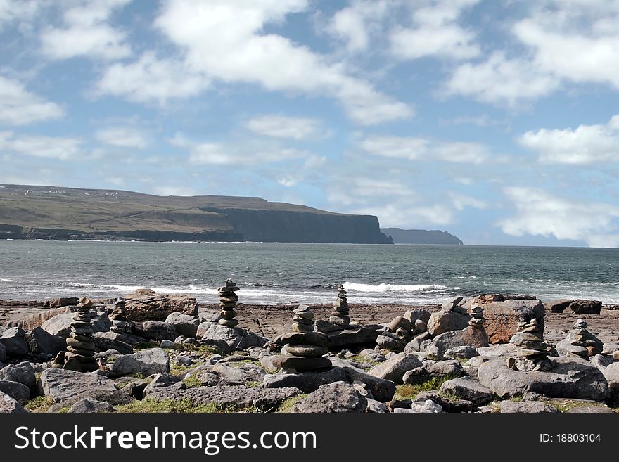 Doolin Beach With Rock Stacks